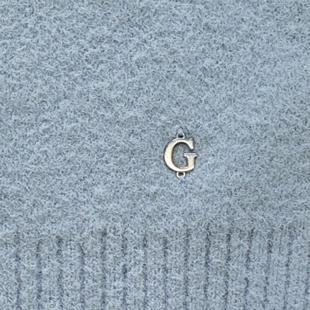 🎁 GUESS 'Marion' Blue Soft Turtleneck  Sweater - Picture 2 of 10